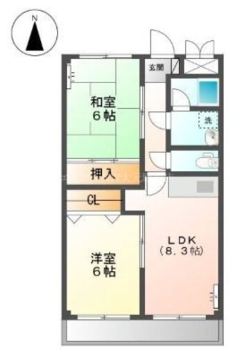 間取図 サンライフ大元