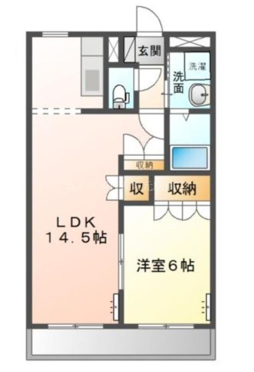 間取図 フェアリー壱の口Ｃ