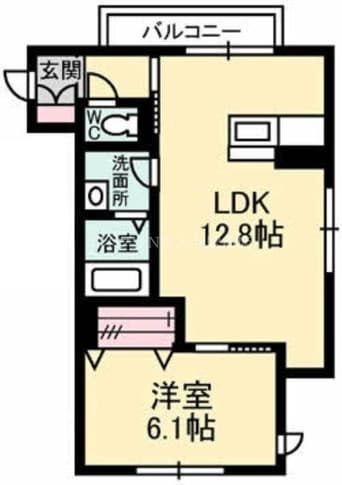 間取図 プロヌーブ大福