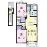 Ｐａｓｅｏ 2LDKの間取り