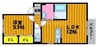 カラバッシュ 1LDKの間取り
