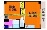 アーバンスタイル 1LDKの間取り