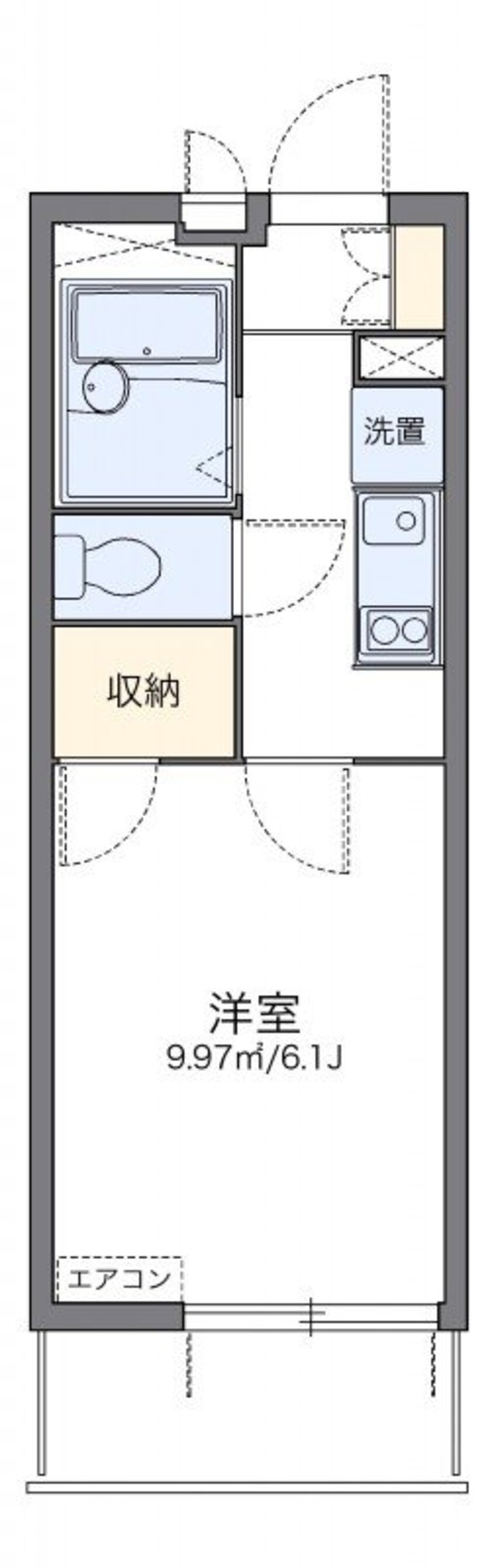 間取図 レオパレスアステック　Ⅱ