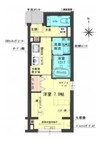 AMISTA幸町 1Kの間取り