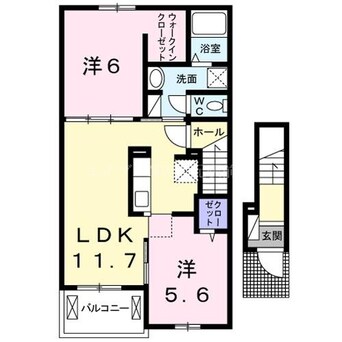 間取図 Ｈａｐｐｉｎｅｓｓ　Ｉ