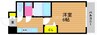 プレサンス岡山駅前 1Kの間取り