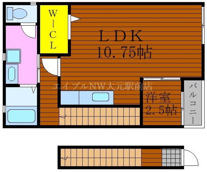 間取図 ボア・ラヴィーヌ　Ｅ棟