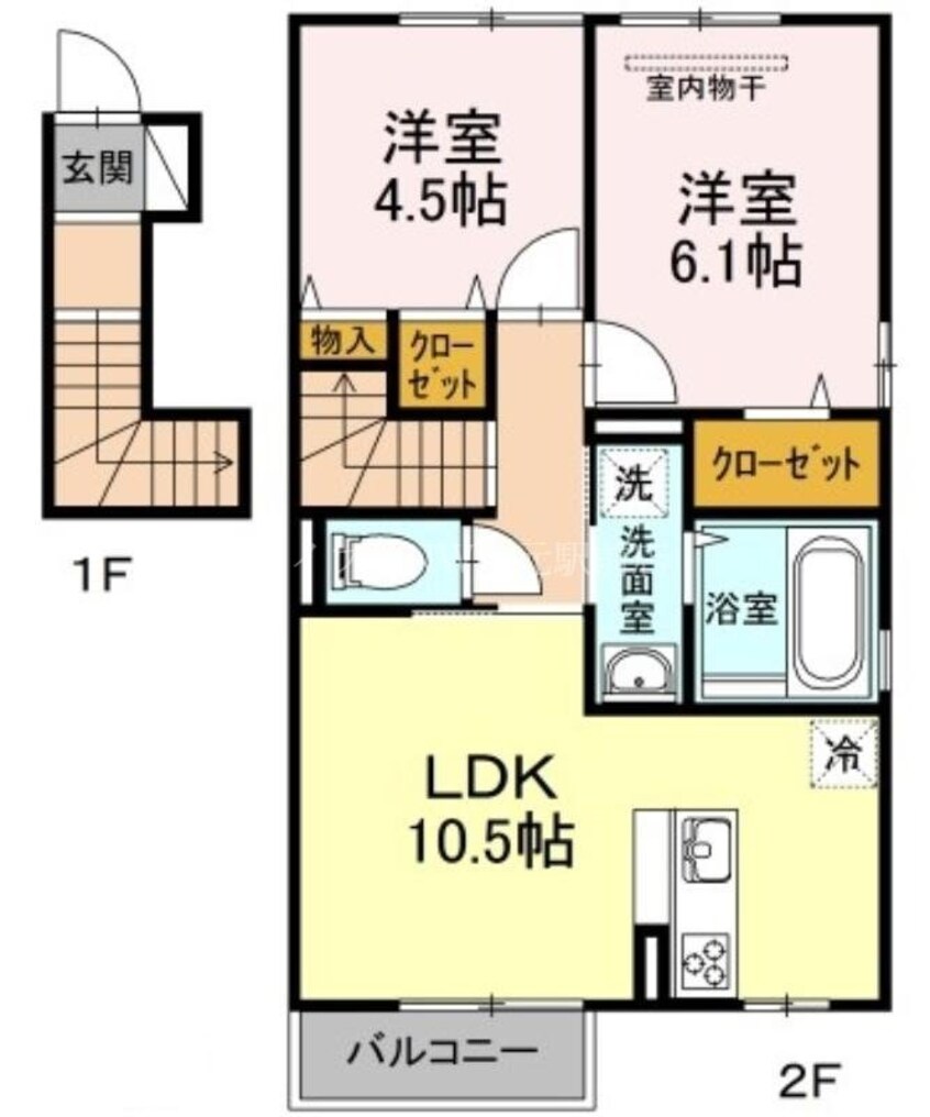 間取図 フルーレ下中野