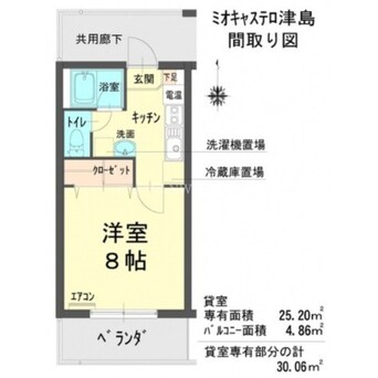 間取図 ミオキャステロ津島