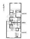 メゾン佛蘭西Ｂ 1Kの間取り