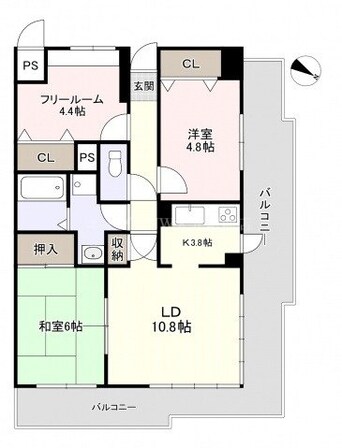 間取図 ファミールタワープラザ岡山