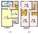 コンフォレスト白壁Ａの間取図