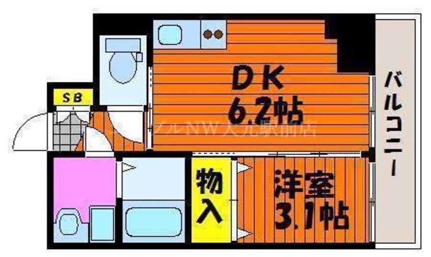 間取図 ブランシェ駅元町