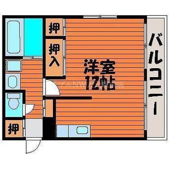 間取図 オギノ21ビル