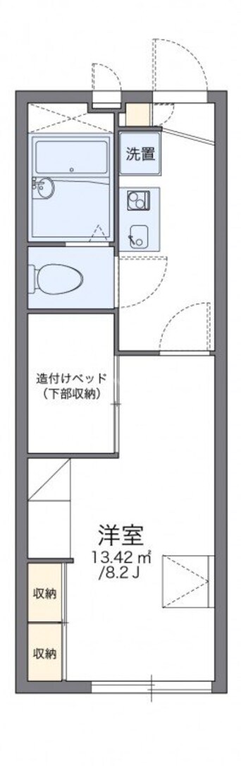 間取図 レオパレスウォーターリリィ北方