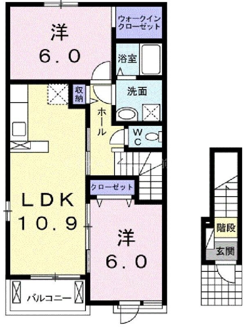 間取図 サンリットＢ