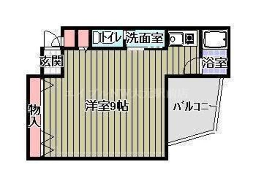 間取図 CALME栄町