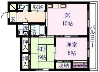 間取図 アメニティー伊島