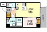 West One 1LDKの間取り