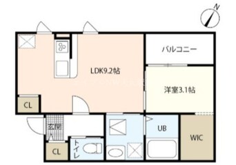 間取図 CUORE大福