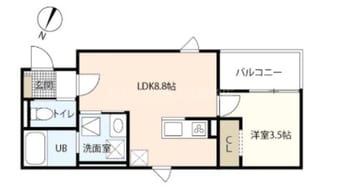 間取図 CUORE大福