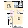 ハイツアンジェリー　Ａ棟 1LDKの間取り