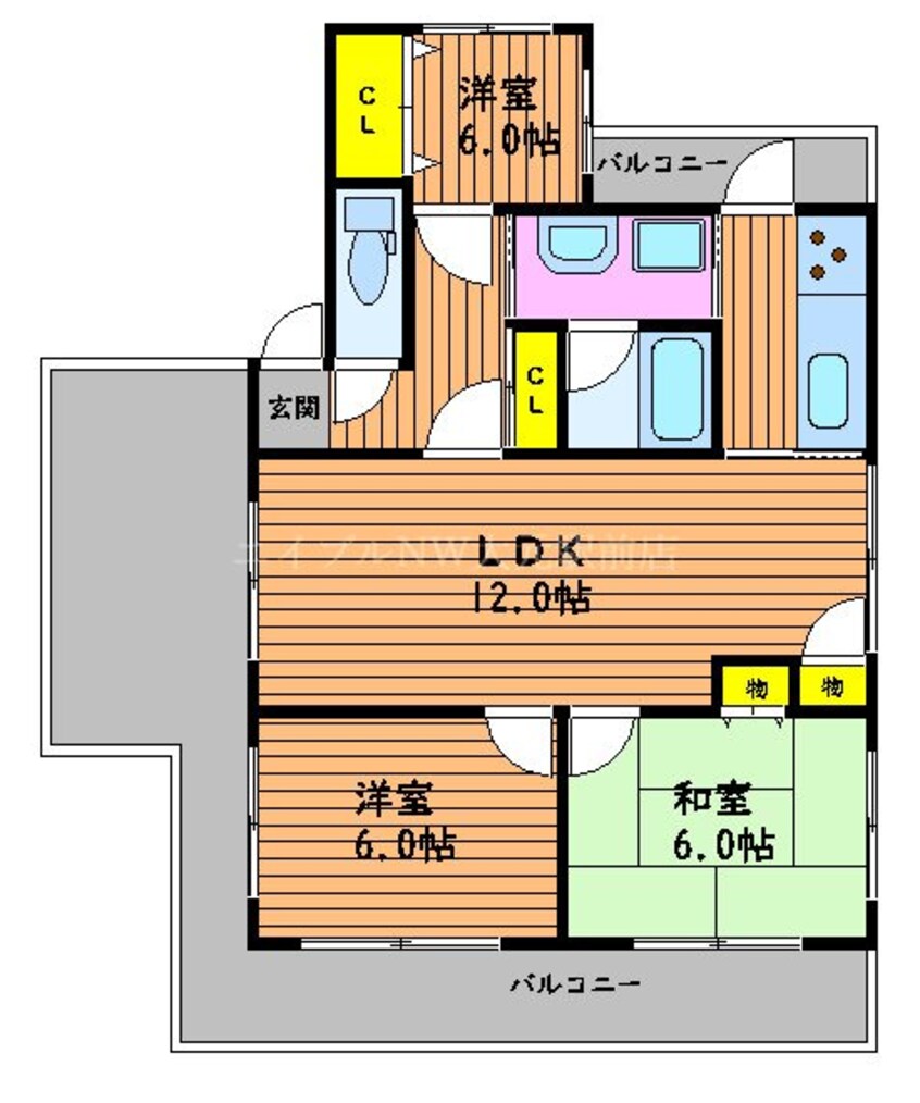 間取図 メゾン京山