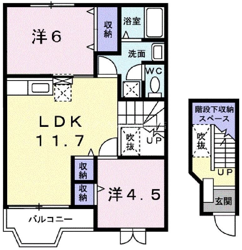 間取り図 クレストールゆうＢ