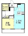 Calm　Hills　5番館 1LDKの間取り