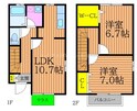 ディーフレア横井の間取図