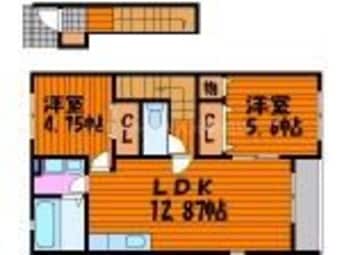 間取図 クラウンフィールドＮ　Ａ