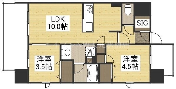間取り図 ルミナス磨屋町