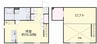 プリマガーデン岡山　弐番館 1Rの間取り