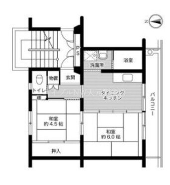 間取図 ビレッジハウス宇甘川2号棟