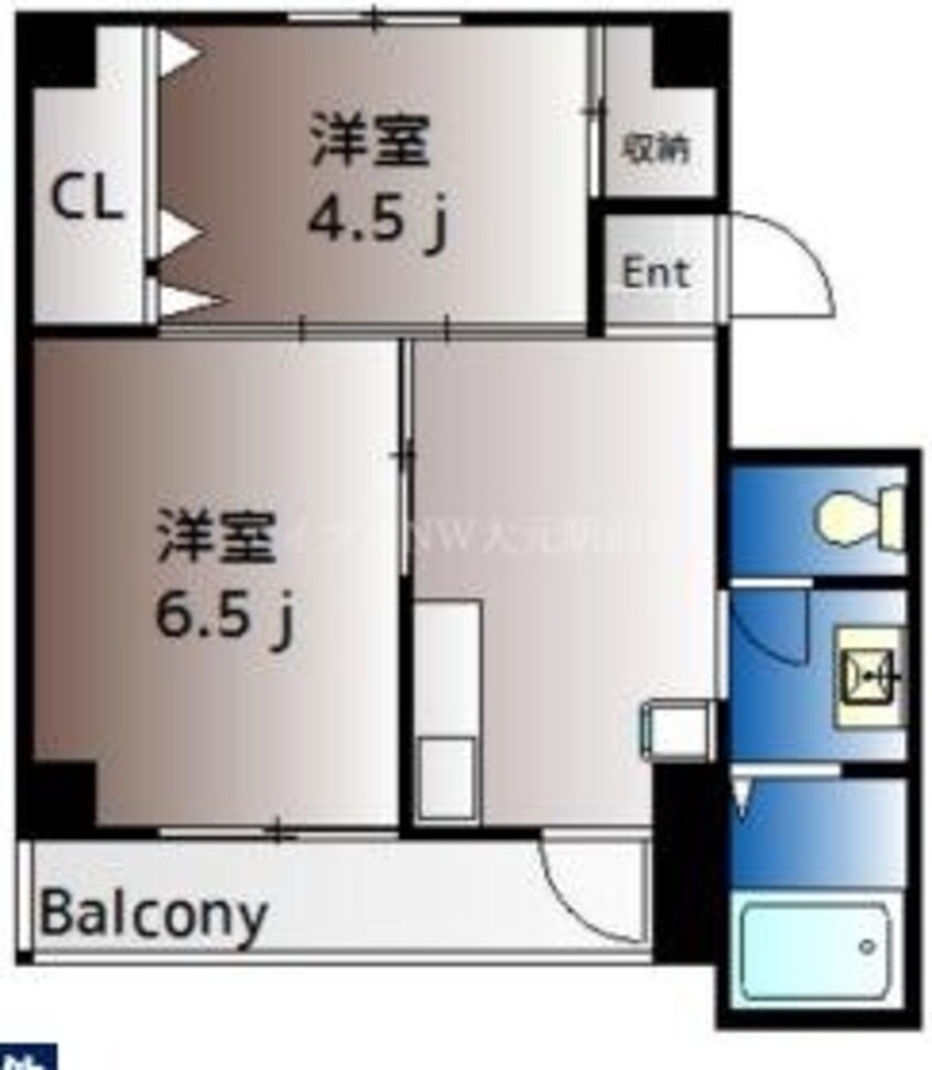 間取図 ヴィラナリー国ケ原２号棟