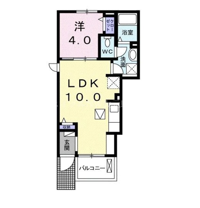 間取図 ブルック新保