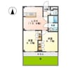 ブルーダイヤモンド 2LDKの間取り