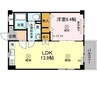 リヴェールima 1LDKの間取り