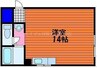 エクセルメゾン田町 1Rの間取り