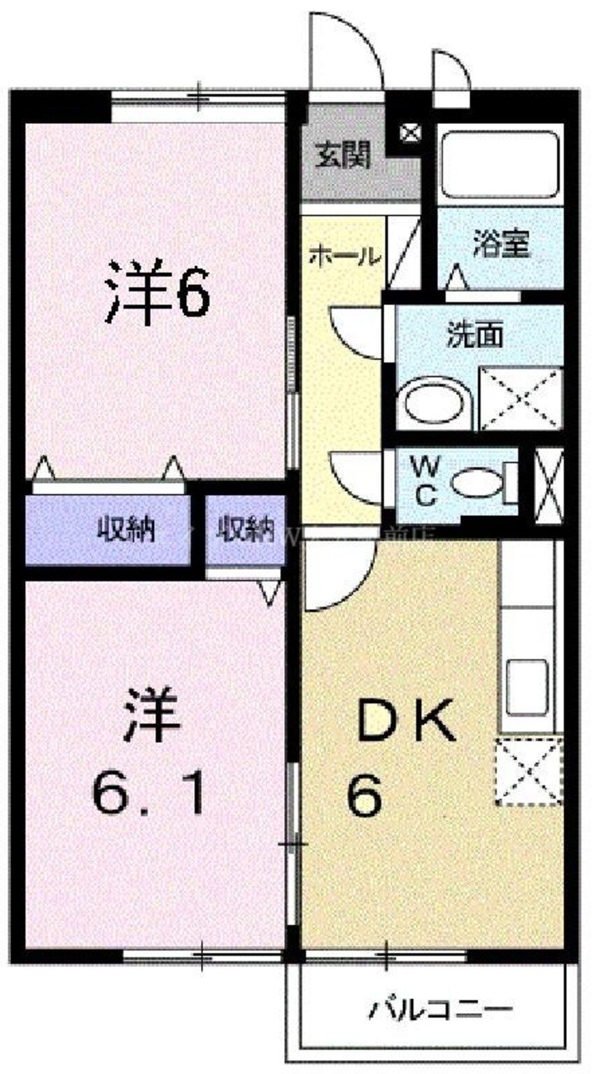 間取図 メゾン・ド・フローラ