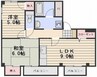 フレンズ東古松 2LDKの間取り