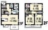東古松　借家 3LDKの間取り