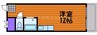 ふぁみーゆ旭川 1Kの間取り