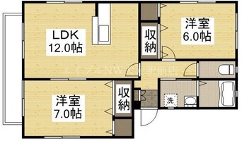 間取図 グリーンテラスA