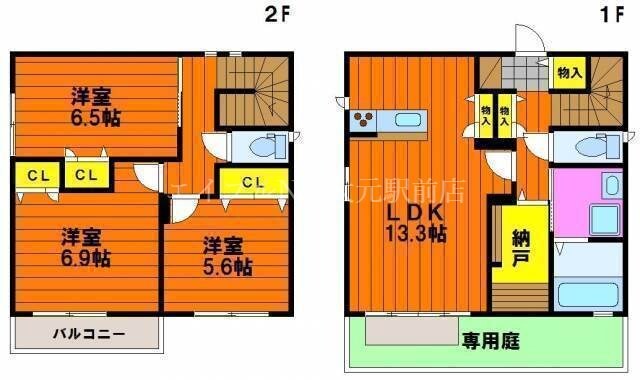 間取り図 津島京町戸建