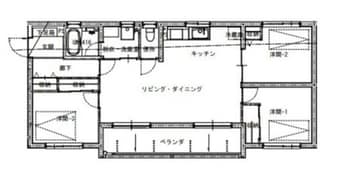 間取図 サウスウインドⅢ号館