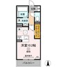 カーサフェリス 1Rの間取り