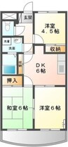 ＥＶＥ下中野 3DKの間取り