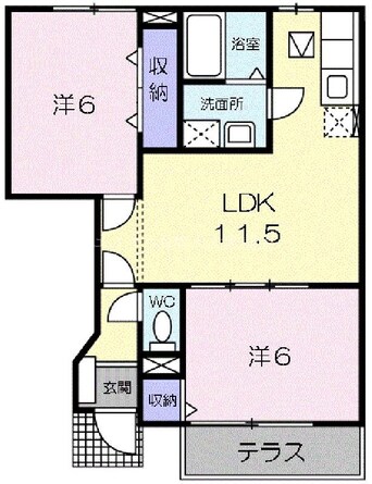 間取図 プラスペラティＡ