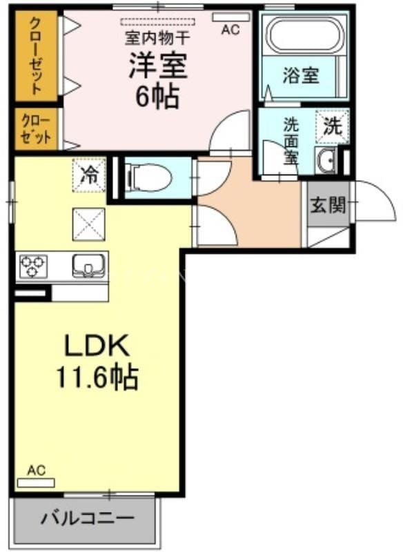 間取り図 サンハイム青江